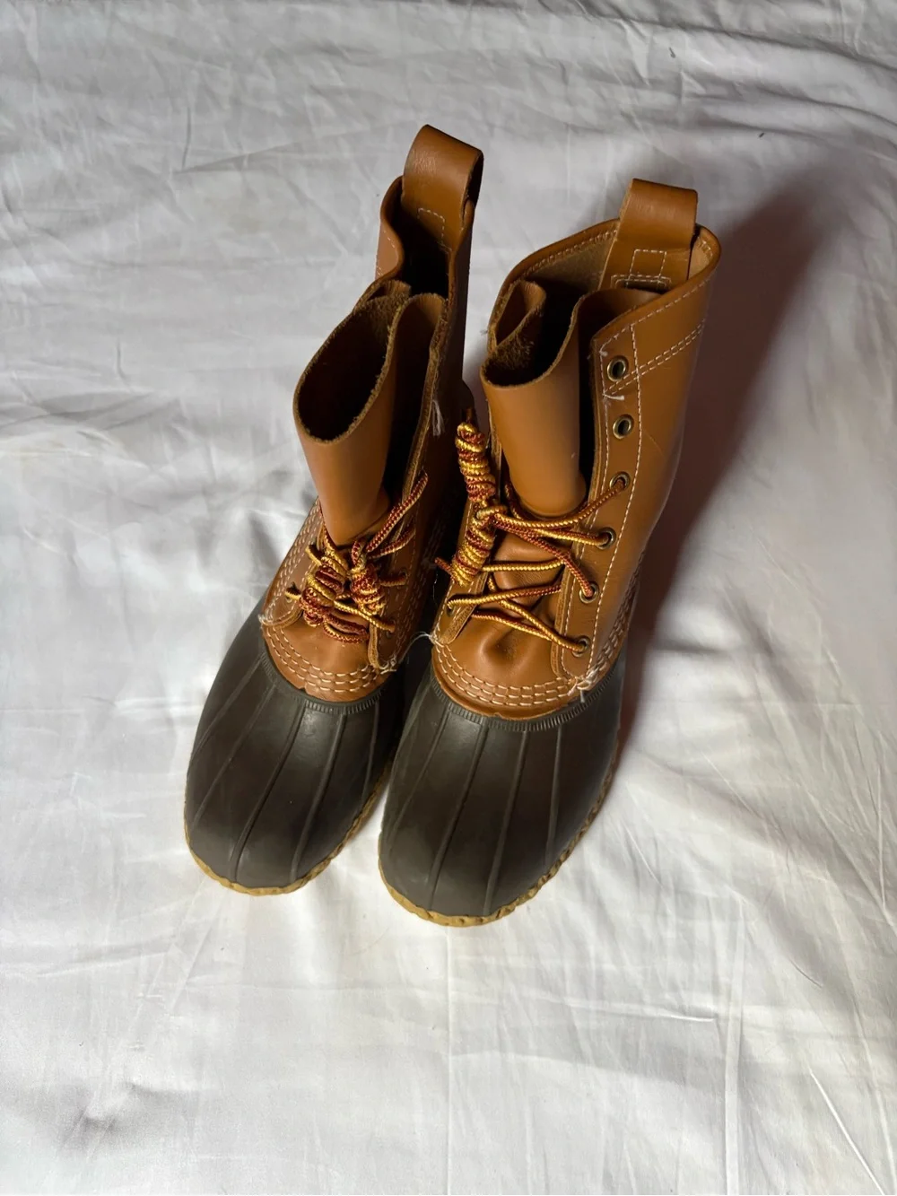 L.L. Bean Brown and Dark Brown Women’s Winter Duck Boots